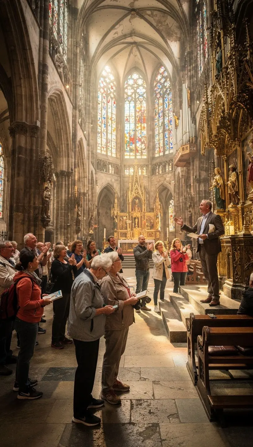 Scenérie nádherných skalních útvarů v národním parku Český ráj.