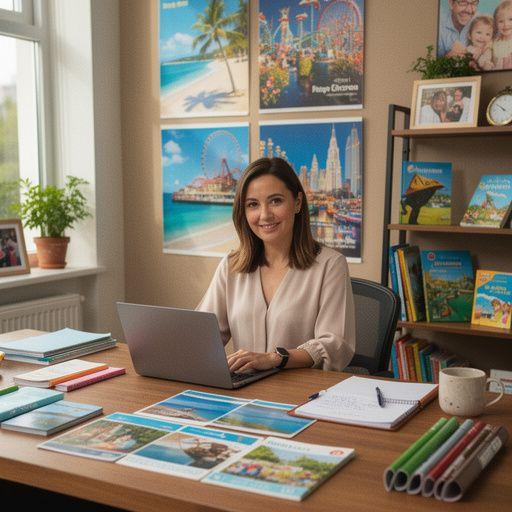Eine Mutter mit Kinderwagen genießt einen Spaziergang in einem behindertengerechten Park.